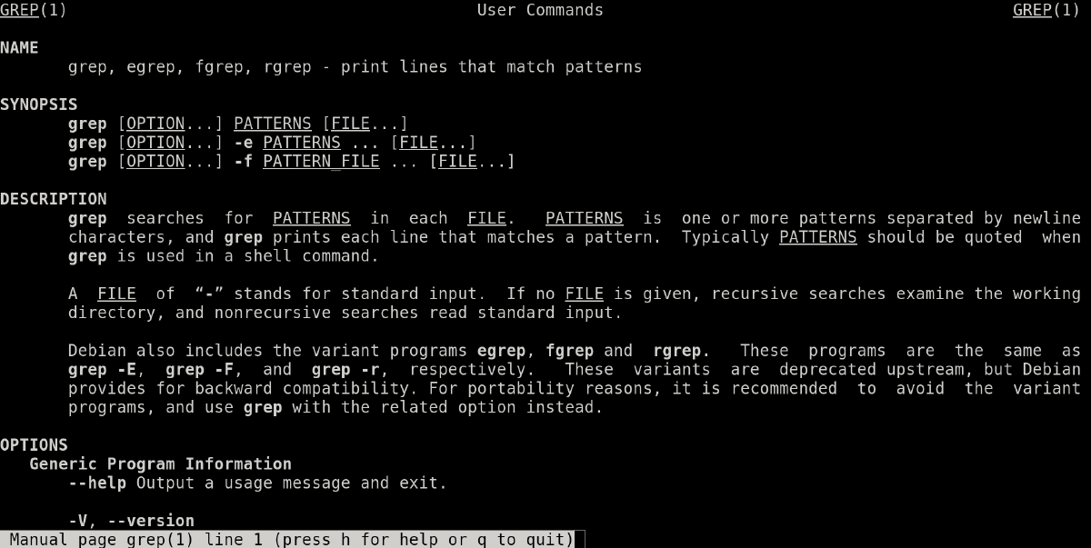 Utilización de grep para ser más eficaz en la cli